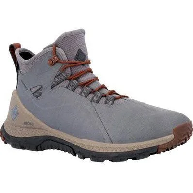 Men's chemical - resistant work & safety boots for laboratory useMuck Men's Outscape Max WP Lace Up Hiker Work Boot -Gray- MTLM100