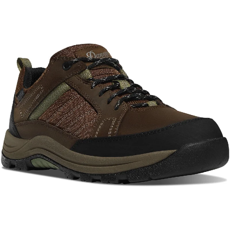 Men's work & safety boots with a moisture - wicking lining for dry feetDanner Men's Riverside 3" WP  Plain Toe Slip Resist Work Boot -Brown- 15343