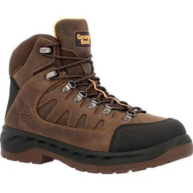 Men's puncture - resistant work & safety boots with Kevlar soleGeorgia Men's Ot 6" WP Slip Resistant Hiker Work Boot -Brown- GB00524