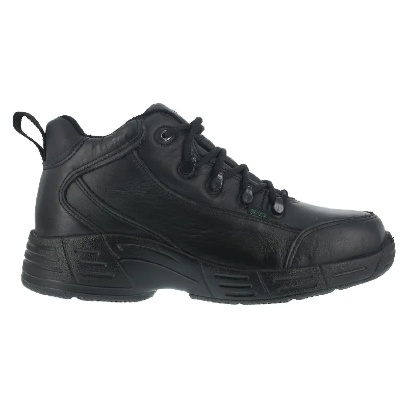 Men's work & safety boots with a gusseted tongue to keep out debrisPostal Tct Sport Soft-Toe Waterproof Boot Black