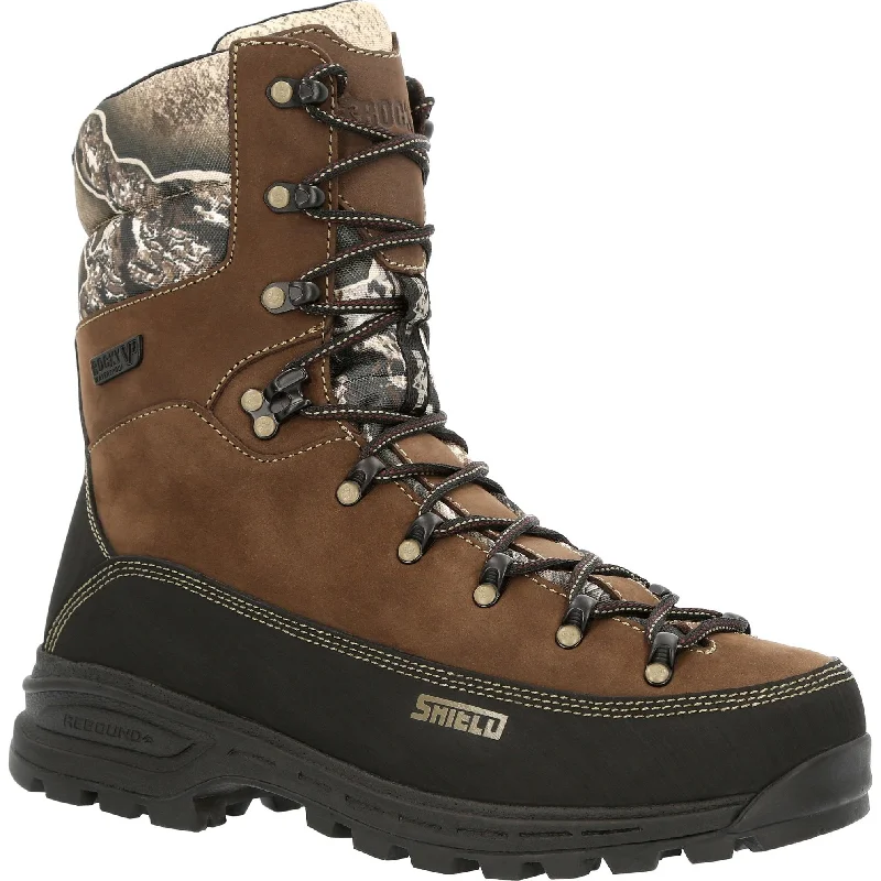 Men's work & safety boots with a chemical - resistant rubber soleRocky Men's MTN Stalker Pro 10" WP 800G Hiker Mountain Boot Realtree - RKS0530