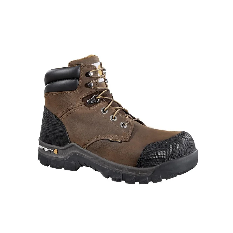 Men's work & safety boots with a breathable waterproof membrane like Gore - Tex6" Rugged Flex Waterproof Composite Toe Work Boot Brown