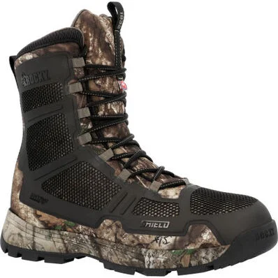 Men's chemical - resistant work & safety boots for laboratory useRocky Men's Quickfire 9" Soft Toe 600G Insulated Hunt Boot Realtree - RKS0652