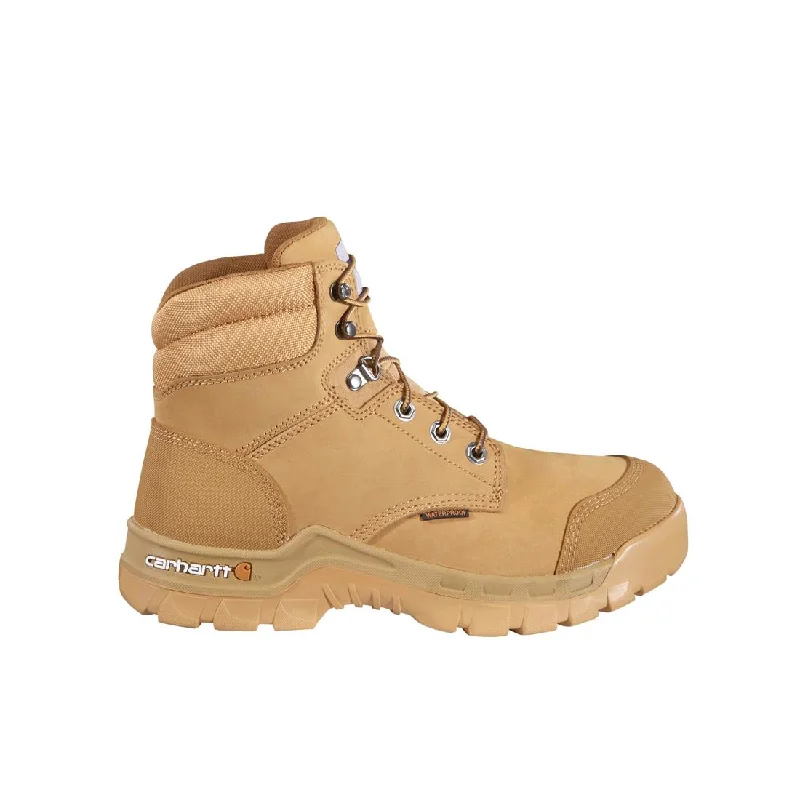 Men's work & safety boots with a cushioned midsole for comfort6" Rugged Flex Waterproof Composite Toe Work Work Boot Wheat