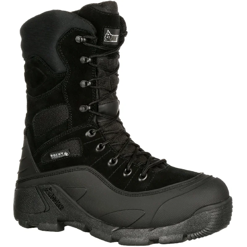 Men's ESD (electro - static discharge) work & safety boots for cleanroom environmentsRocky Men's BlizzardStalker 9" WP 1200G Ins Outdoor Boot - FQ0005455