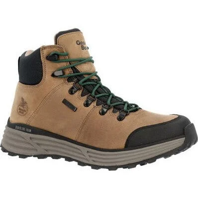 Men's breathable mesh - lined work & safety boots for hot weatherGeorgia Men's Durablend Sport 6" WP Hiker Work Boot -Brown- GB00642