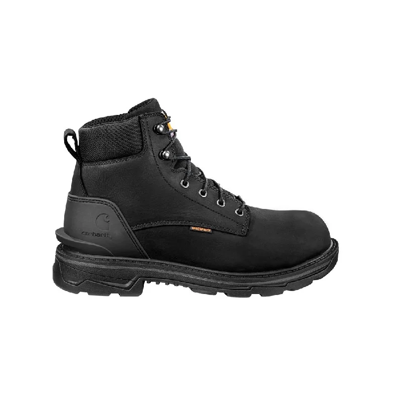 Men's anti - static work & safety boots for electronics industry6" Ironwood Waterproof Soft Toe Work Boot Black