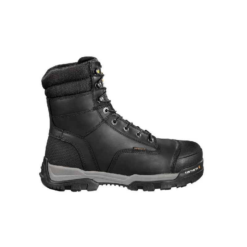 Men's puncture - resistant work & safety boots with Kevlar sole8" Ground Force Waterproof Insulated PR Composite Toe Work Boot Black