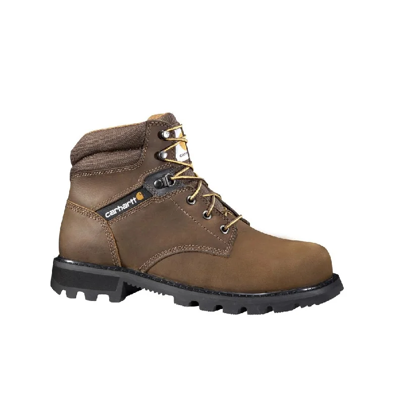 Men's work & safety boots with a reinforced heel counter for stability6" Traditional Welt Steel Toe Work Boot Brown