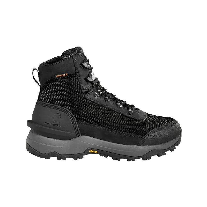 Men's ESD (electro - static discharge) work & safety boots for cleanroom environments6" Outdoor Hike Waterproof Soft Toe Boot Black