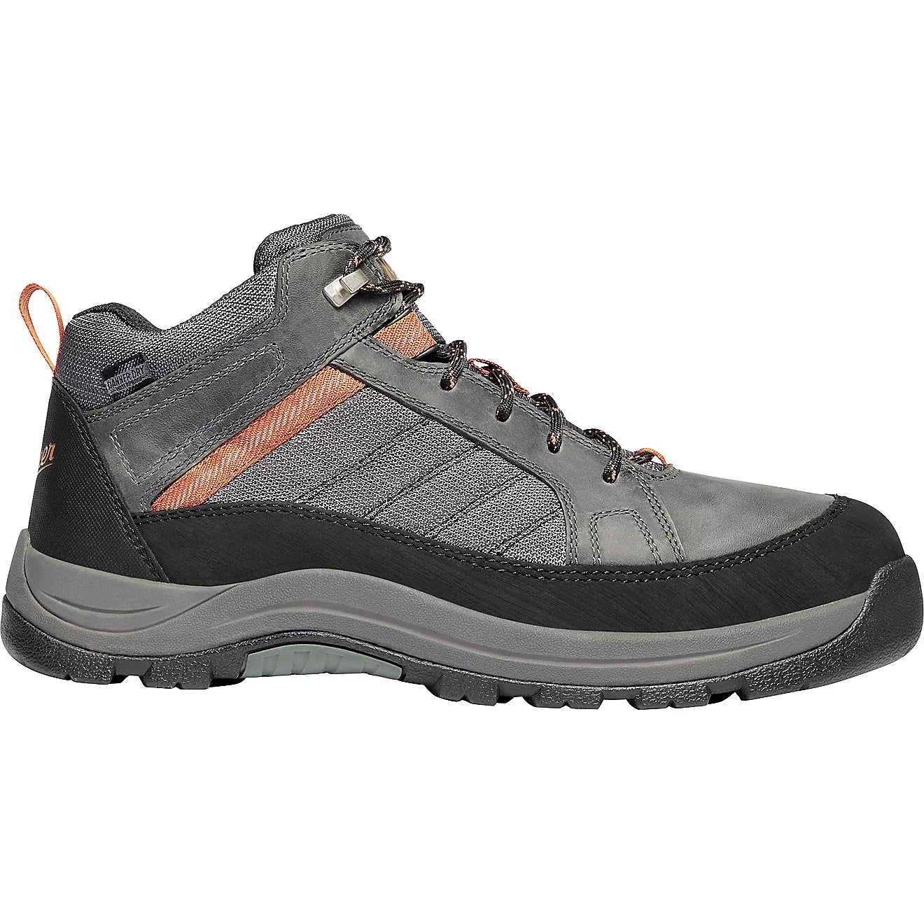 Men's work & safety boots with a durable rubber outsole for traction on rough terrainDanner Men's Vicious 4.5" Brown/ Orange Waterproof Work Boot 15341