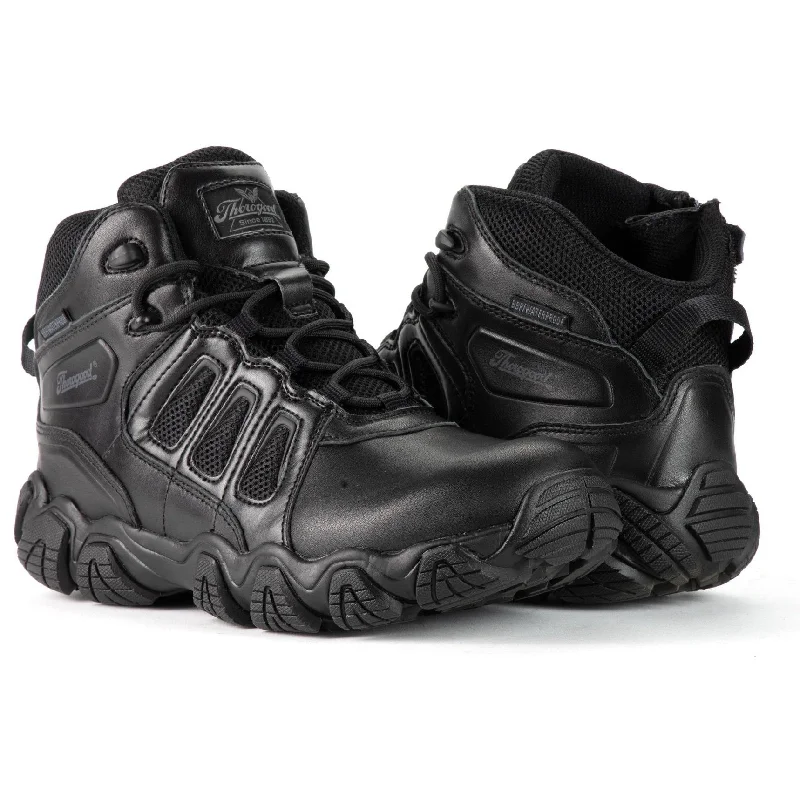 Men's work & safety boots with a toe cap made of aluminum alloyThorogood Men's Crosstrex 6" Comp Toe WP Work Boot - Black - 804-6385