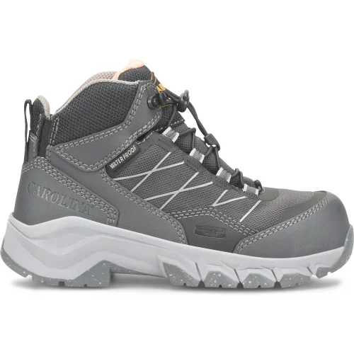 Men's chemical - resistant work & safety boots for laboratory useCarolina Women's Vya Comp Toe WP Slip Resist Hiker Work Boot -Grey- CA5677