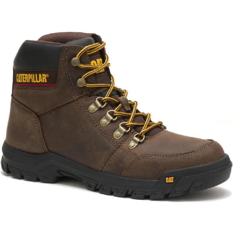 Men's insulated work & safety boots for cold - climate workCAT Men's Outline 6" Work Boot  - Brown - P74087