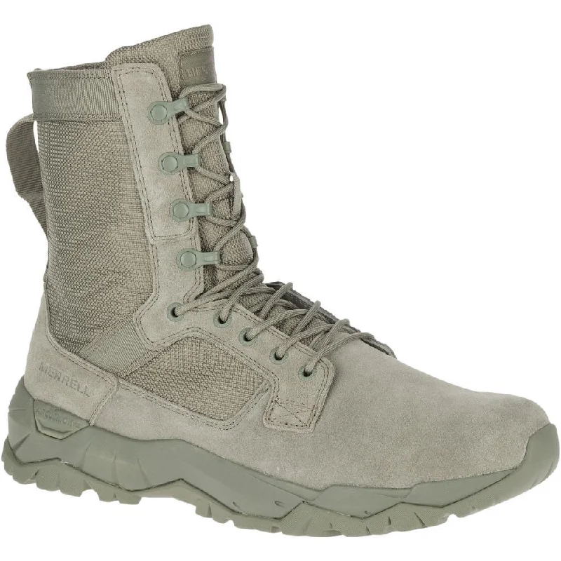 Men's work & safety boots with a high - traction lug pattern for uneven groundMqc 2 Men's Tactical Work Boots Tactical Sage Green