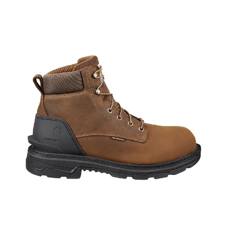 Men's chemical - resistant work & safety boots for laboratory use6" Ironwood Waterproof Soft Toe Boot Brown