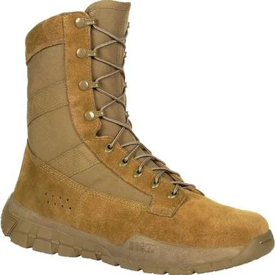 Men's electrical - hazard resistant work & safety boots with composite toeRocky Men's C4R V2 Tactical Military Boot -Coyote Brown- RKC108