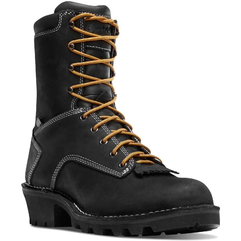 Men's electrical - hazard resistant work & safety boots with composite toeDanner Men's Logger Soft Toe WP Work Boot - Black - 15431