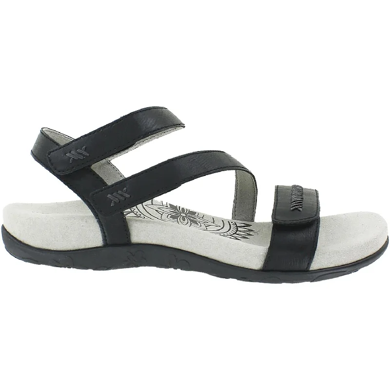 Men's sandals with a removable insole for cleaningWomen's Aetrex Gabby Black Synthetic