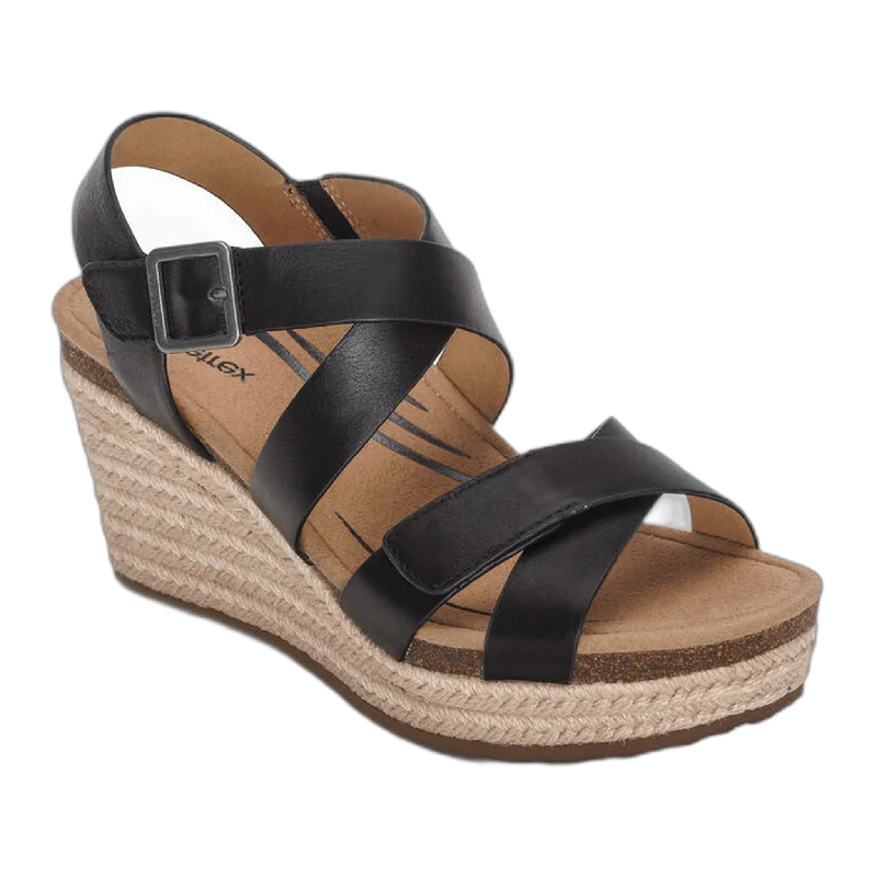 Men's sandals with a leather lining for comfortAnna Arch Support Wedge