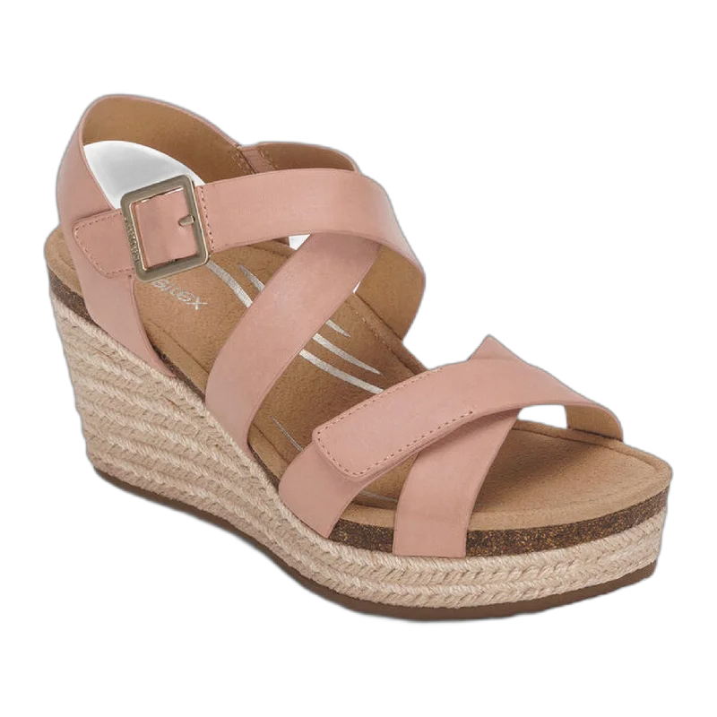 Men's sandals with a contrast stitching detailAnna Arch Support Wedge