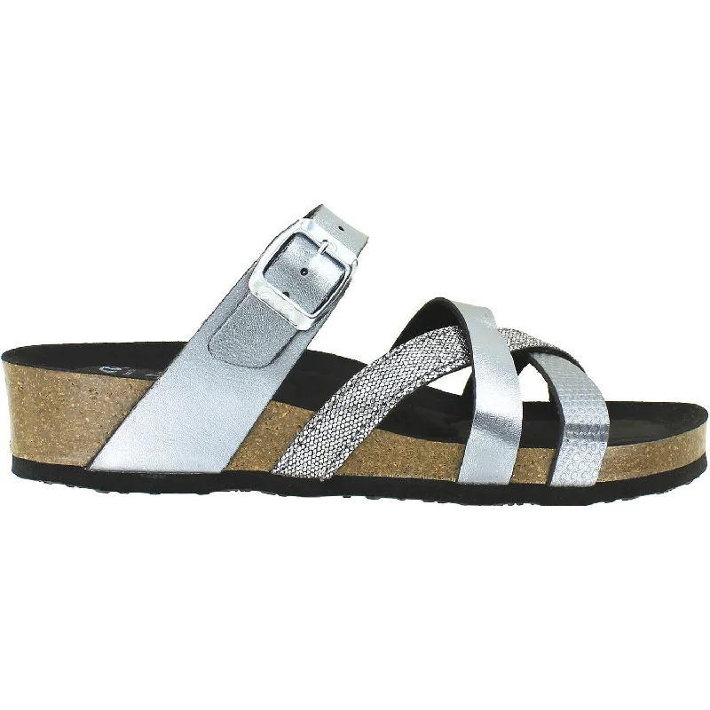 Waterproof men's sandals for water activitiesWomen's Ara Shoes Beth Anthracite Glitter/Lamina Synthetic