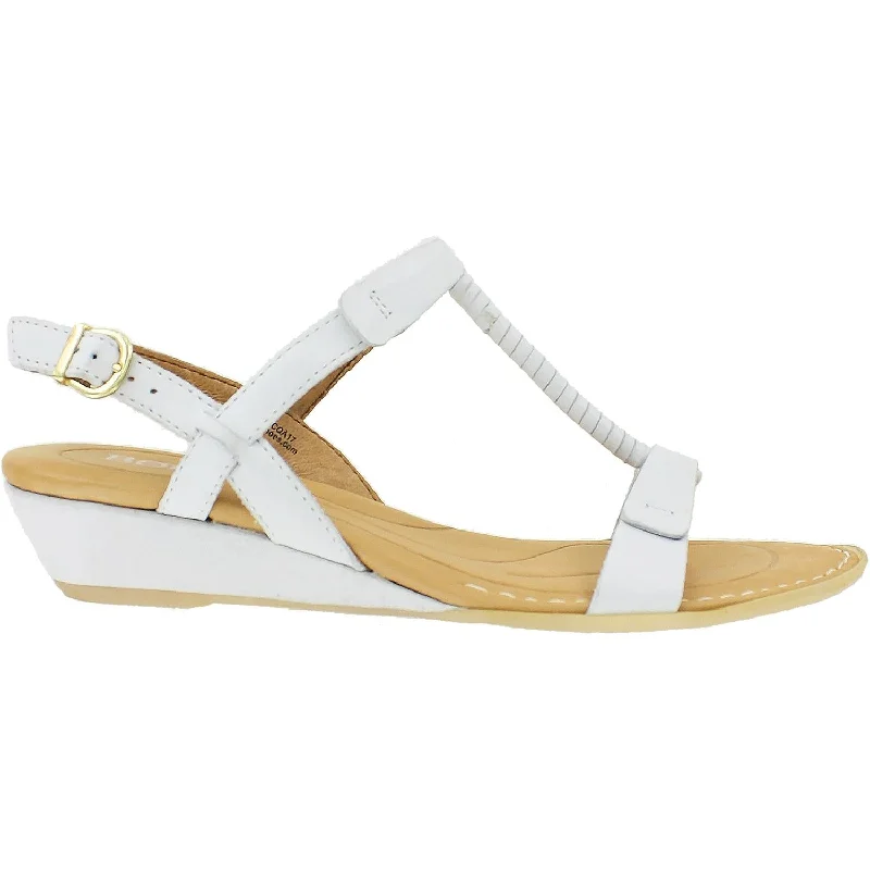 Men's sandals with a pointed toe for a stylish lookWomen's Born Douala Bianco White Leather