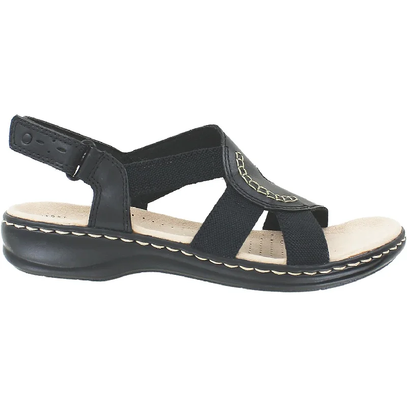 Flip - flop style men's sandals for beach wearWomen's Clarks Leisa Joy Black Leather