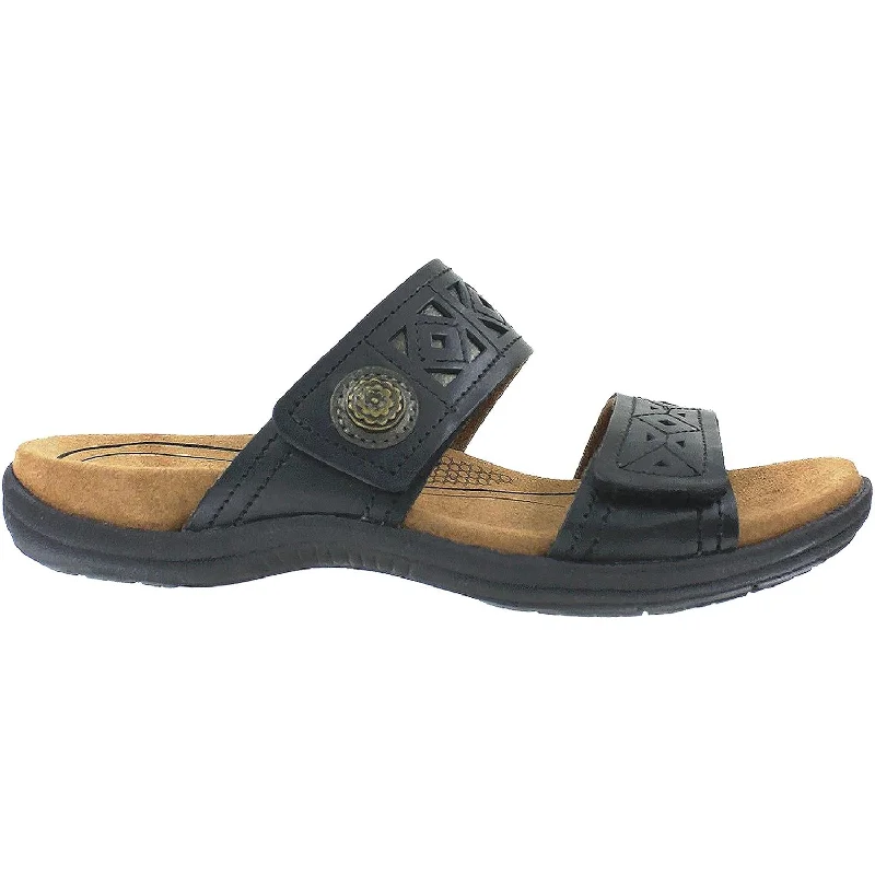 Men's leather sandals with an adjustable strapWomen's Rockport Cobb Hill Revsoul Black Multi Leather