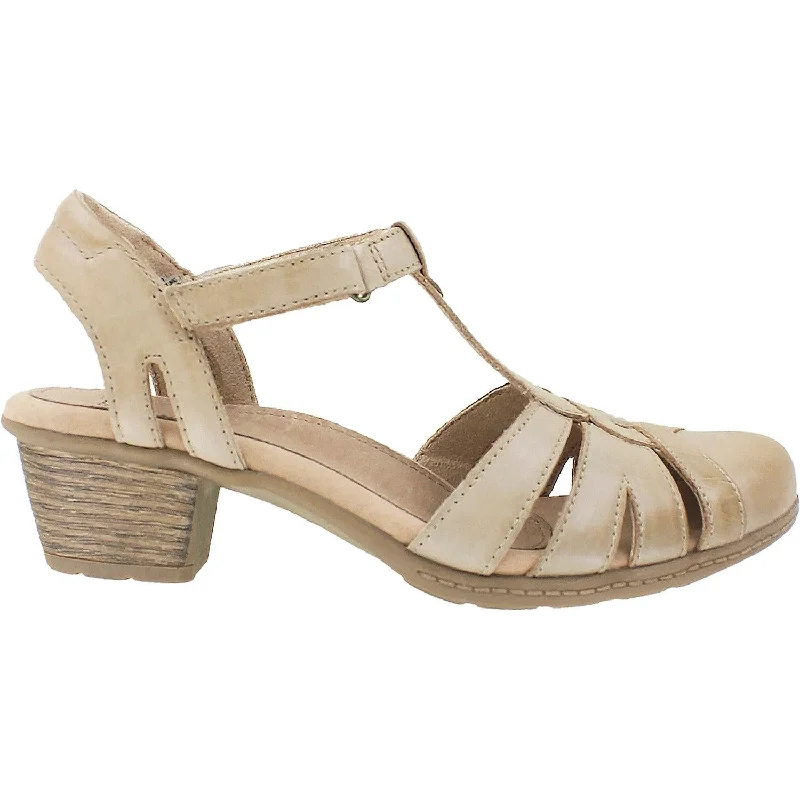 Men's sandals with a buckle closureWomen's Earth Capella Light Pecan Leather