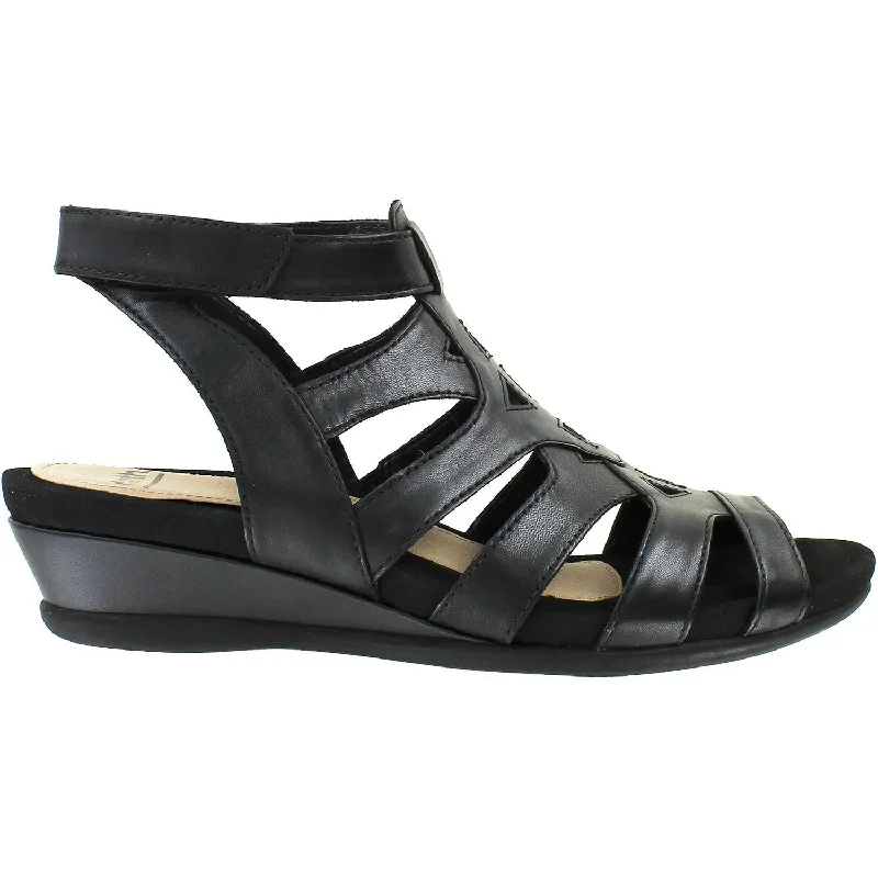 Men's sandals with a padded heelWomen's Earth Chatham Black Leather