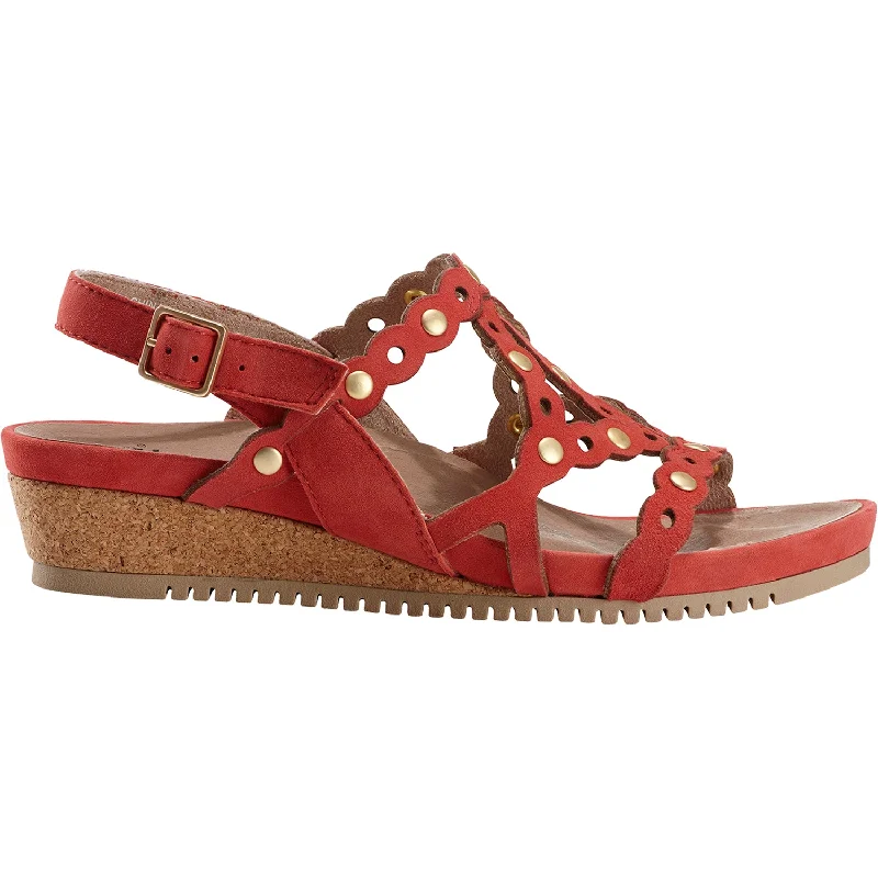 Men's sandals with a buckle closureWomen's Earth Leo Coral Suede