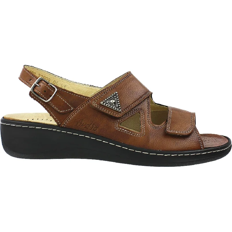 Men's sandals with a buckle closureWomen's Fidelio Hallux Fabia w/Heel Strap Bunion Relief 33-809 Tan Leather