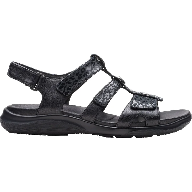 Waterproof men's sandals for water activitiesWomen's Clarks Kylyn Step Black Combi Leather/Nubuck