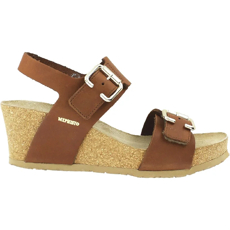 Men's sandals with a leather lining for comfortWomen's Mephisto Lissandra Chestnut Leather