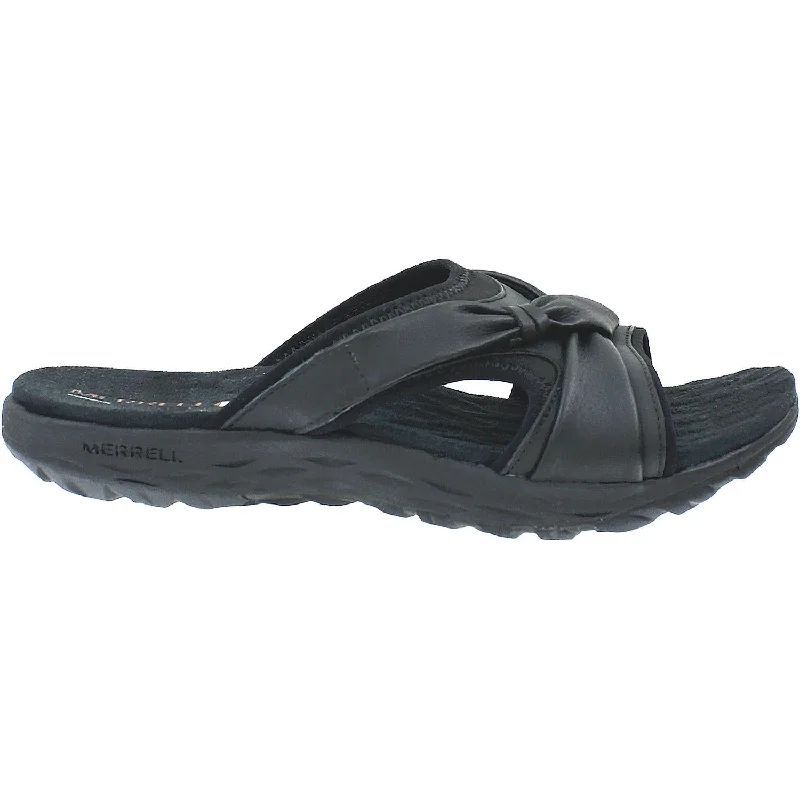 Men's sandals with a cushioned footbedWomen's Merrell Vesper Slide Black Leather/Mesh