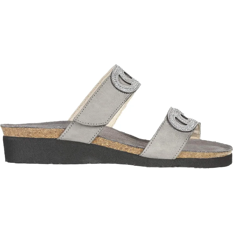 Waterproof men's sandals for water activitiesWomen's Naot Ainsley Light Grey Nubuck