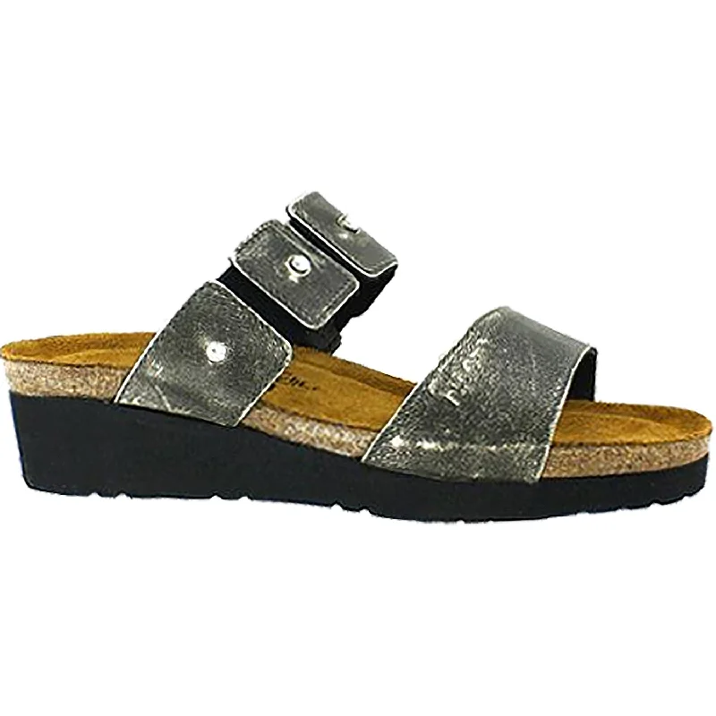 Men's sandals with a padded heelWomen's Naot Ashley Metal Leather