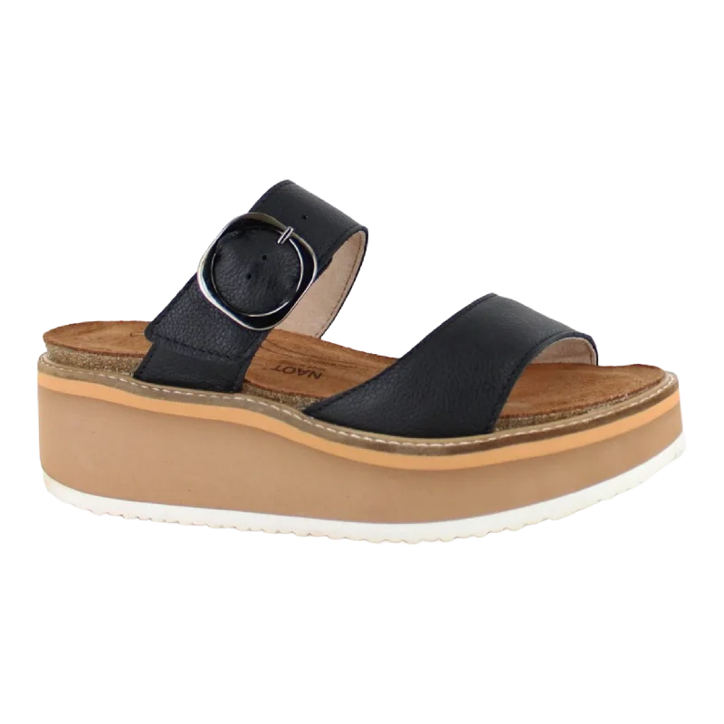 Men's sandals in a neutral color like black or brownHalvah