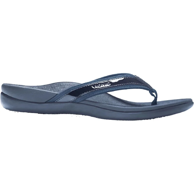 Men's sandals in a neutral color like black or brownWomen's Vionic Tide II Navy Leather