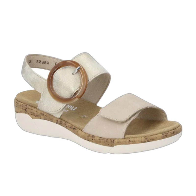 Men's sandals with a decorative buckle or charmR6853 Jocelyn