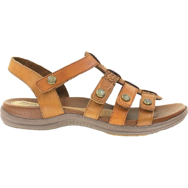 Men's sandals with a pointed toe for a stylish lookWomen's Rockport Cobb Hill Rubey T-Strap Tan Multi Leather