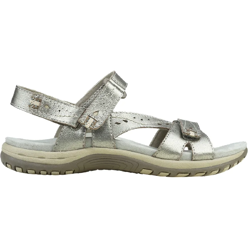 Men's sandals with a leather lining for comfortWomen's Earth Sophie Platinum Leather