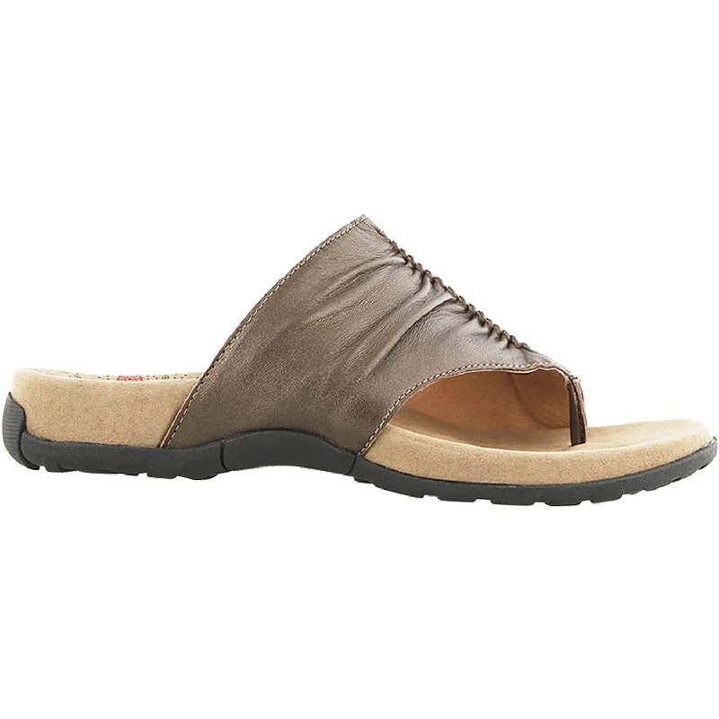 Men's sandals with a wide strap for supportWomen's Taos Gift 2 Bronze Leather