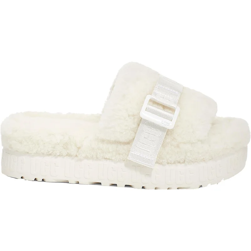 Men's sandals with a leather lining for comfortWomen's UGG Fluffita White Sheepskin