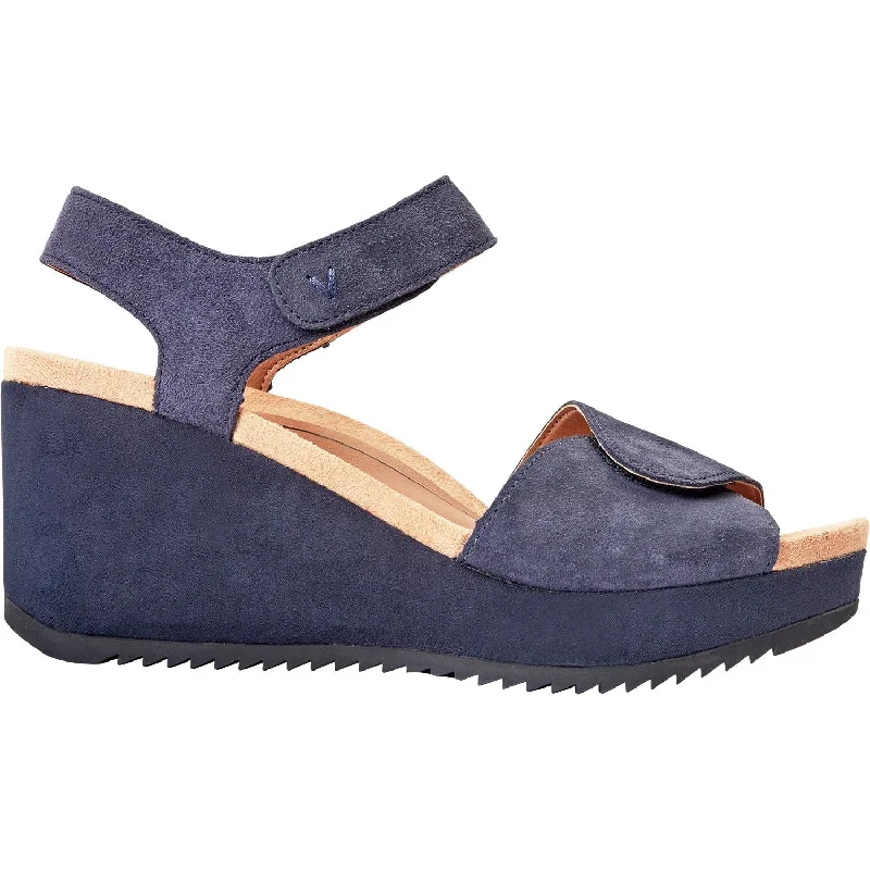 Men's sandals with a buckle closureWomen's Vionic Astrid II Navy Suede