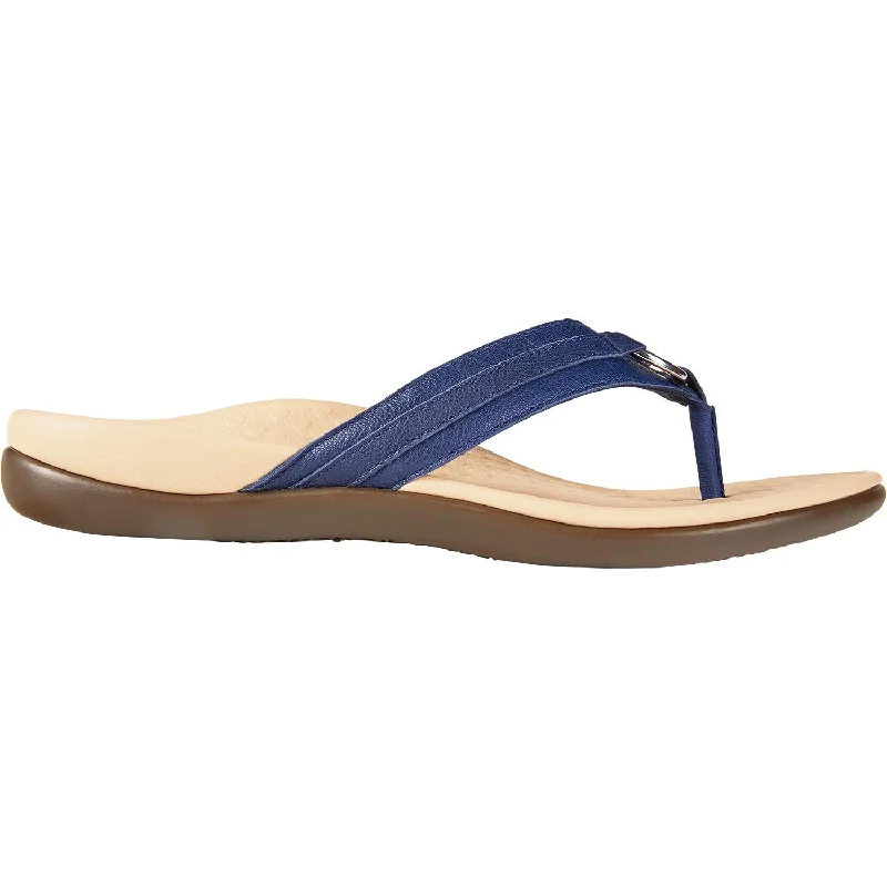 Men's sandals with a stretchy strap for a better fitWomen's Vionic Tide Aloe Navy Leather