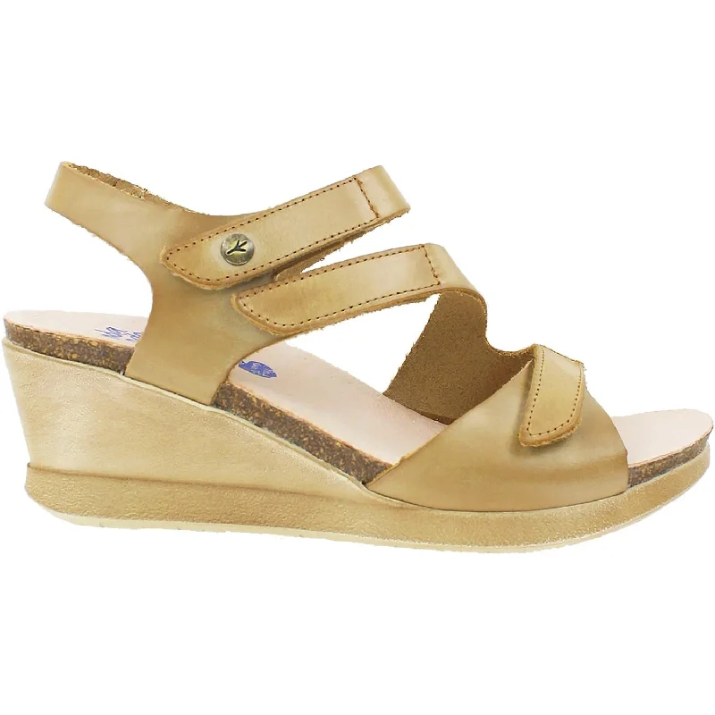 Men's sandals with a durable outer soleWomen's Wanda Panda Madonna WP-10701 Nuez 16 Beige Leather