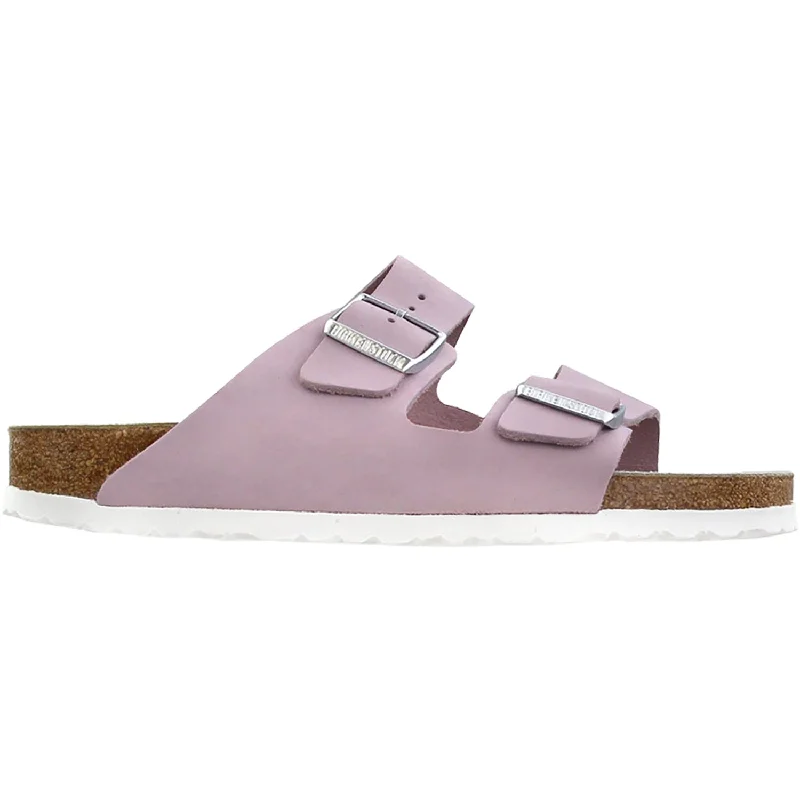 Men's sandals with a buckle closureWomen's Birkenstock Arizona Lilac Nubuck