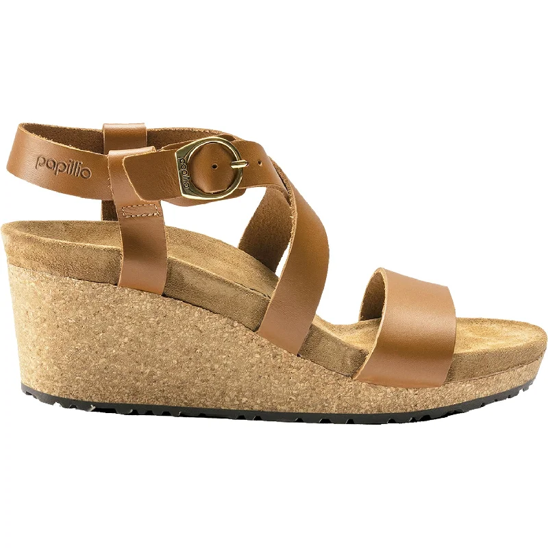 Men's sandals with a cushioned footbedWomen's Birkenstock Papillio Sibyl Ginger Leather